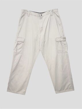 Vintage Wrangler Cargo Pants Women’s 36x30 Grey Cotton Twill Utility Workwear L